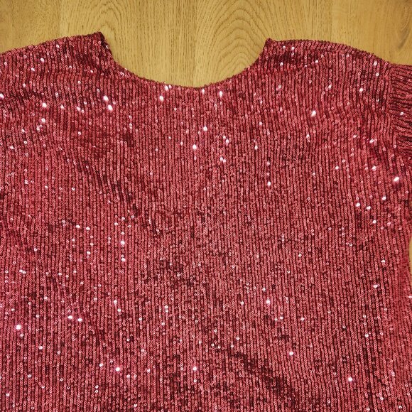 PETITE Sequin Shirt Dress - Picture 2 of 4